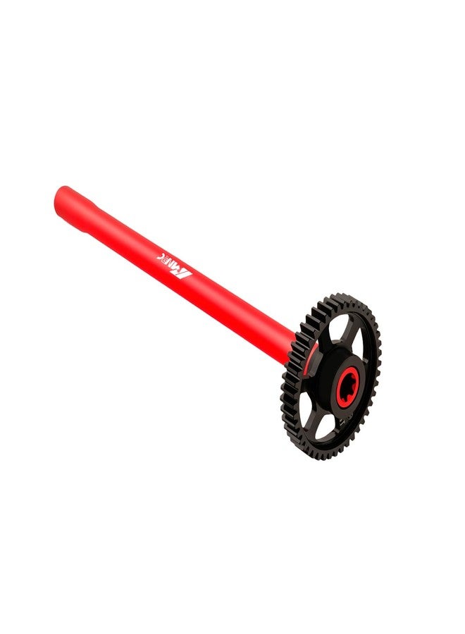 NMNRC Alum 45T Spur Gear & Center Drive Shaft for 1/16 MIni MAXX & Mini XRT Driveshaft RC Car Series Upgrades Part Red - Image 1